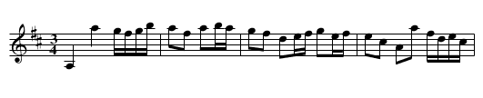 Polska efter August Nyholm (SvL Hälsingland 243) - staff notation