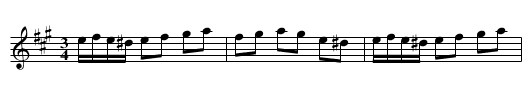 Polska efter August Nyholm (SvL Hälsingland 254) - staff notation