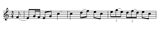Polska efter Bengt Bixo - staff notation