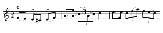 Polska efter Bengt Bixo - staff notation