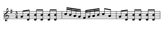 Polska efter Bengt Håkansson - staff notation