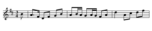 Polska efter Einar Wiklund - staff notation