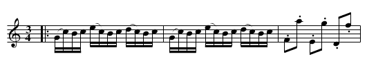Polska efter Enninger - staff notation
