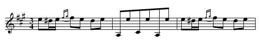 Polska efter Erik Ersson Ljung - staff notation