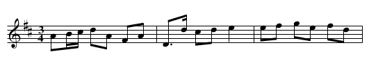Polska efter Erik Ersson - staff notation