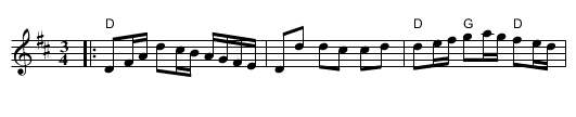 Polska efter From-Olle - staff notation