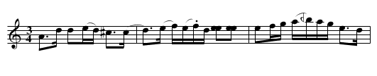 Polska efter Gustaf Tornberg - staff notation
