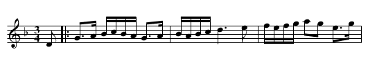 Polska efter Höök Olle - staff notation