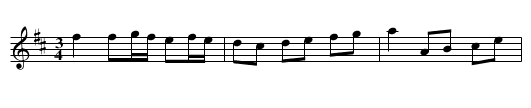 Polska efter Johan August Ericsson - staff notation