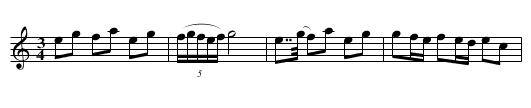 Polska efter Jonas Skoglund - staff notation