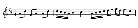 Polska efter Karl-Johan Krej - staff notation
