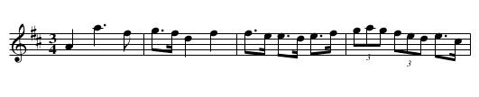 Polska efter Kristian Oskarsson - staff notation