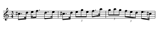 Polska efter Lapp-Nils - staff notation