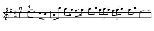Polska efter Munter Johan - staff notation