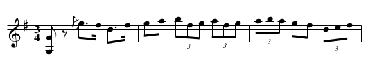 Polska efter Niklas Larsson (EÖ6) - staff notation