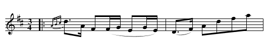 Polska efter Orr-Jonke - staff notation
