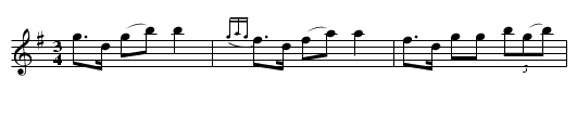 Polska efter Per Jonas L&aring;ng, Haver&ouml; - staff notation