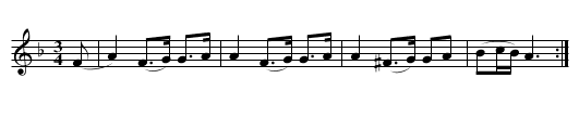 Polska efter Pusten - staff notation