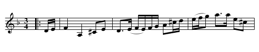 Polska efter Pusten - staff notation