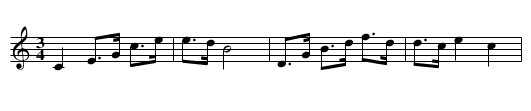 Polska efter Snickar Gustaf - staff notation
