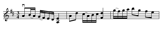 Polska efter Spel Jonte - staff notation