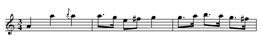 Polska efter svärmor - staff notation
