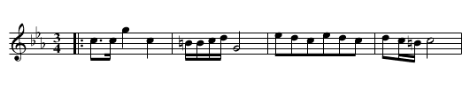 Polska efter Sven Donat - staff notation