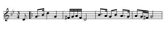 Polska efter Sven Donat - staff notation