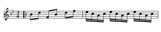 Polska efter Thorsjö - staff notation