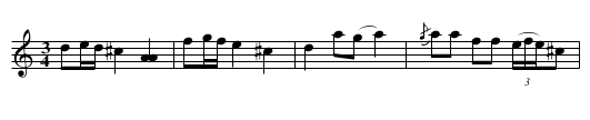 Polska efter Vilhelm Hedlund - staff notation