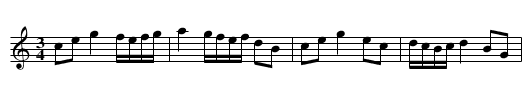 Polska efter Wesslén - staff notation