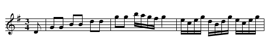 Polska efter Wesslén - staff notation