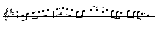 Polska fr &Auml;lvdalen - staff notation