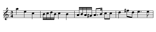 Polska (fr Bingsj&ouml; ?) - staff notation