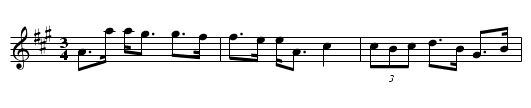 Polska fr Boda - staff notation