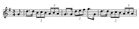 Polska fr J&auml;mtland - staff notation