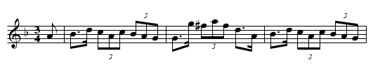 Polska fr J&auml;mtland - staff notation