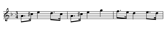 Polska fr. Westergöthland - staff notation