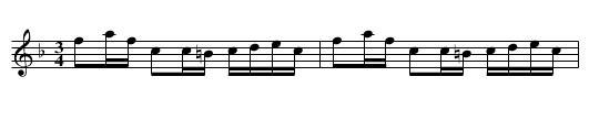 Polska från Blekinge - staff notation
