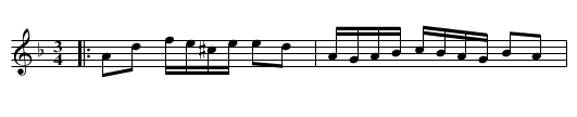 Polska från Brotorp - staff notation
