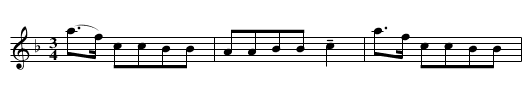 Polska från Dalarna - staff notation