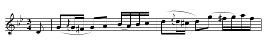 Polska från Färila - staff notation