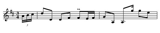Polska från Färila - staff notation