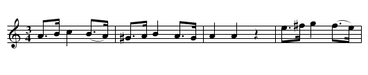 Polska från Forsa - staff notation
