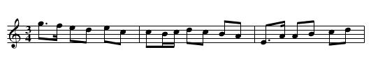 Polska från Hälleforsnäs - staff notation