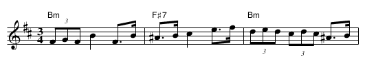 Polska från Hamra - staff notation