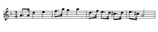 Polska från Kalmar - staff notation