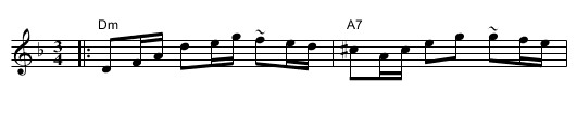 Polska fr&aring;n Lappfj&auml;rd - staff notation