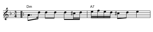 Polska fr&aring;n Lappfj&auml;rd - staff notation