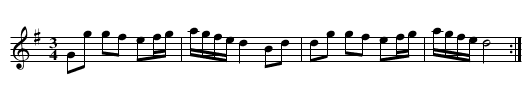Polska fr&aring;n Loftahammar - staff notation